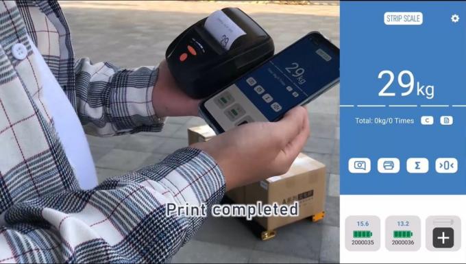 ترازو صنعتی بلوتوث برای پالت ها، ترازو بار وزن 1500 کیلوگرم ترازو پرتقال 10