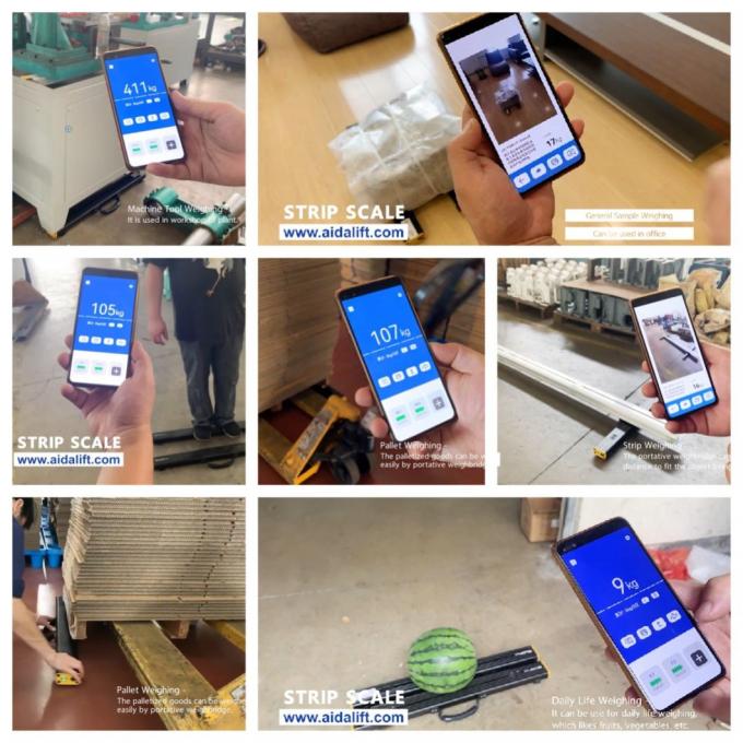 ترازو الکترونيک قابل حمل 4500kg APP کنترل صنعتي 7