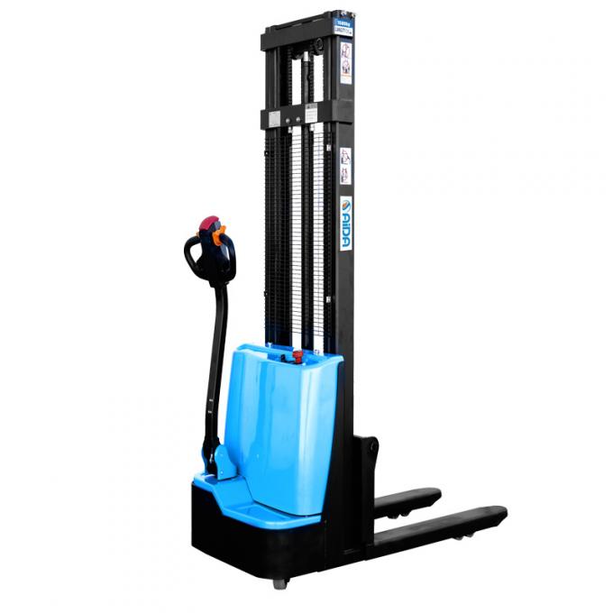سفارشی الکتریکی پالت جک استاکر فولکلفت 1600mm ارتفاع قدرت پیاده 0