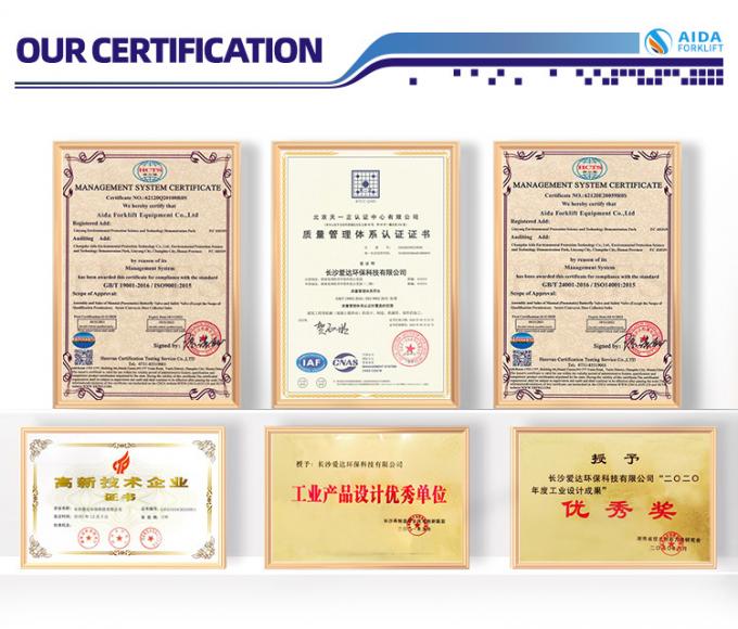 واکی فل الکتریکی 2000kg لیتیوم باتری لیتیوم باتری لیتیوم 4